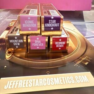 Jeffree Star Gold Blooded Collection Velour Liquid Lipsticks NIB